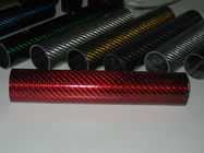 tubo/tubo híbridos mezclados de la fibra de carbono de la fibra de vidrio colorida para   Adornamiento